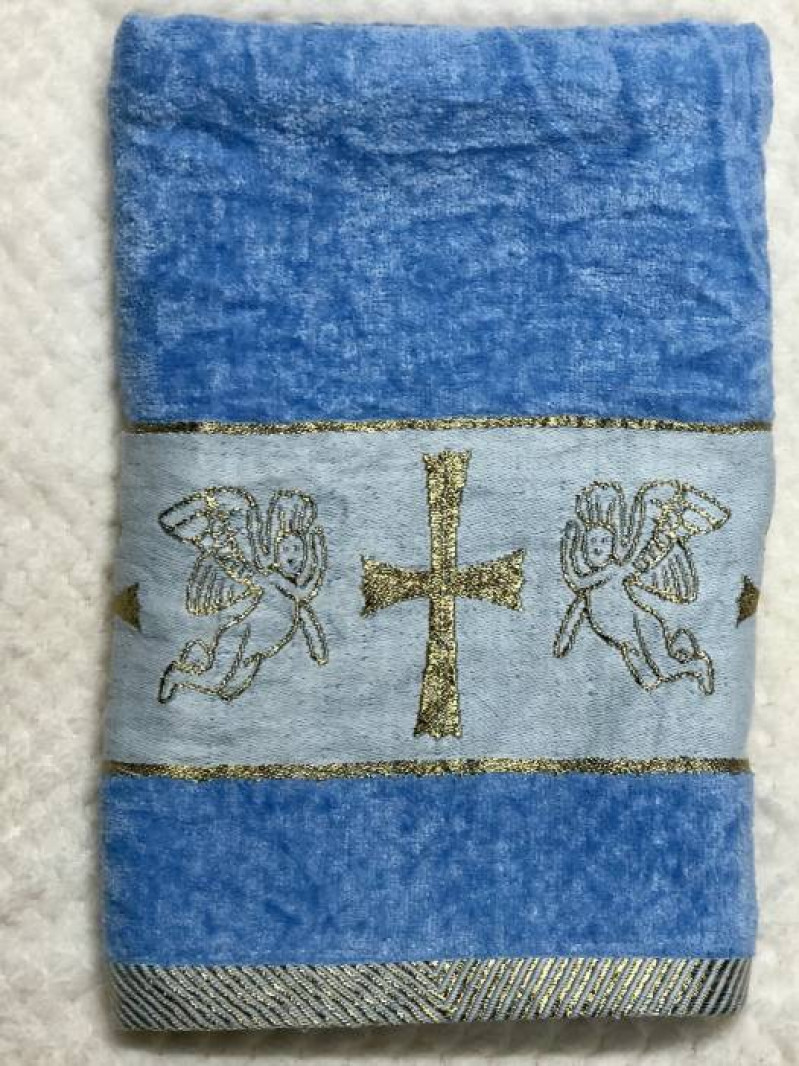 Фото товара Крижма 140*70 голуба Крижма 140*70 голуба - фото 4